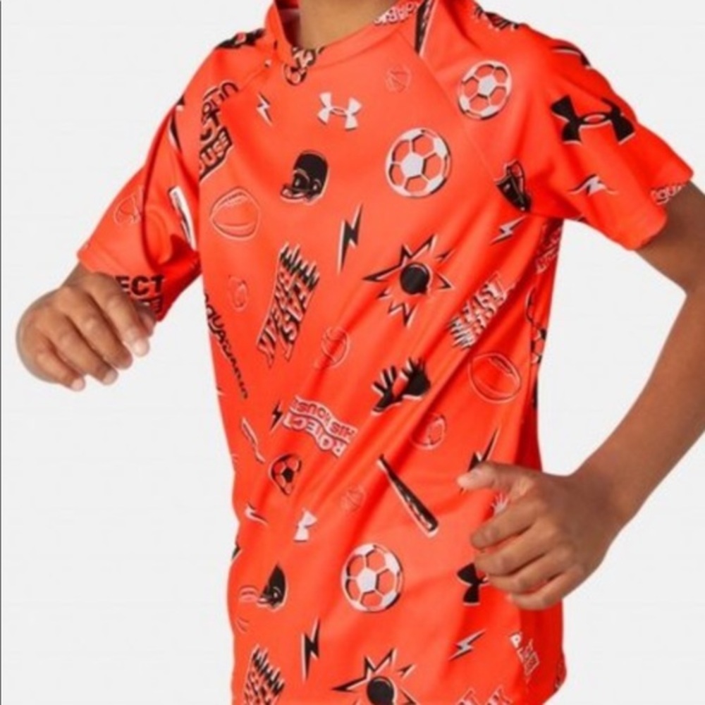 Under Armour Boy Tech Sporty All Over‎ Short Sleeve